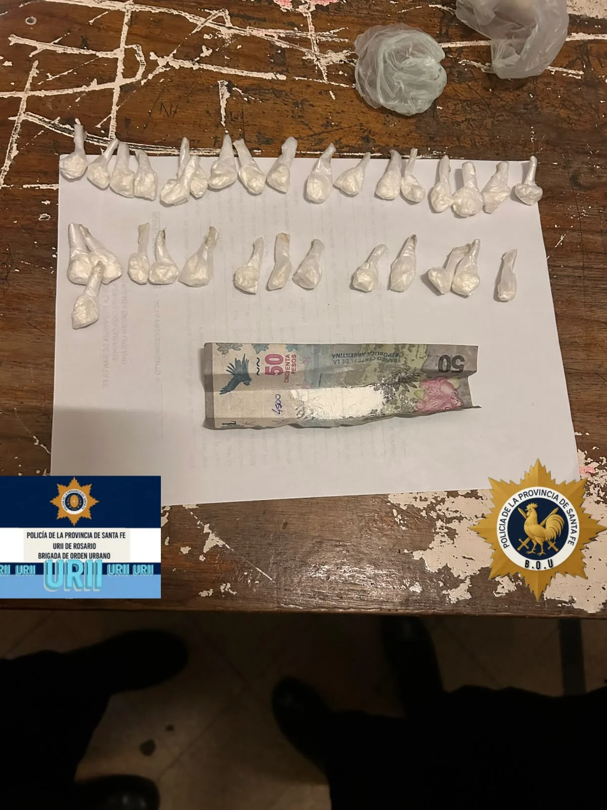 droga detenido