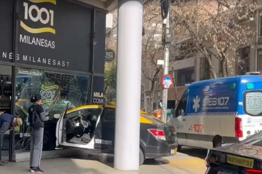 taxi choque