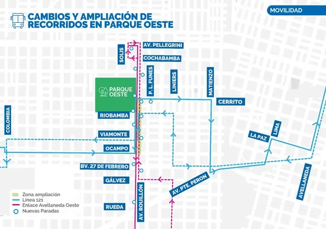 cambios colectivos 121 enlace avellaneda