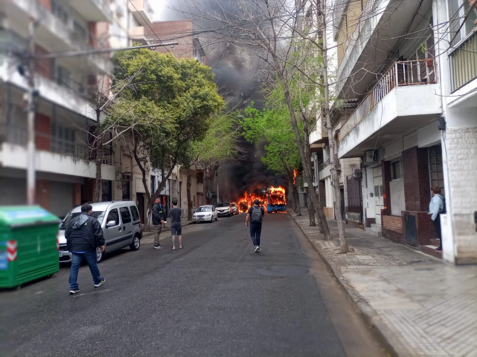 Incendio línea k
