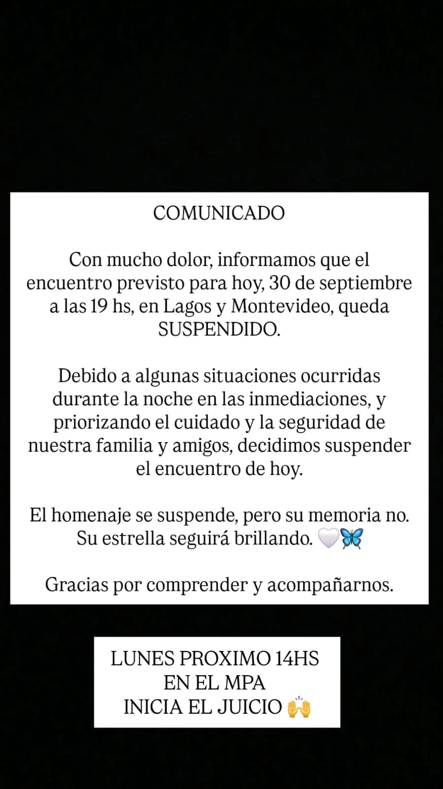 ivana comunicado